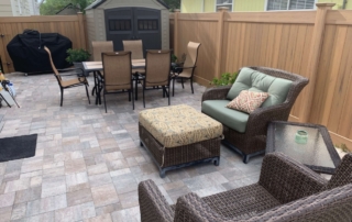 Outdoor Patio With Pavers