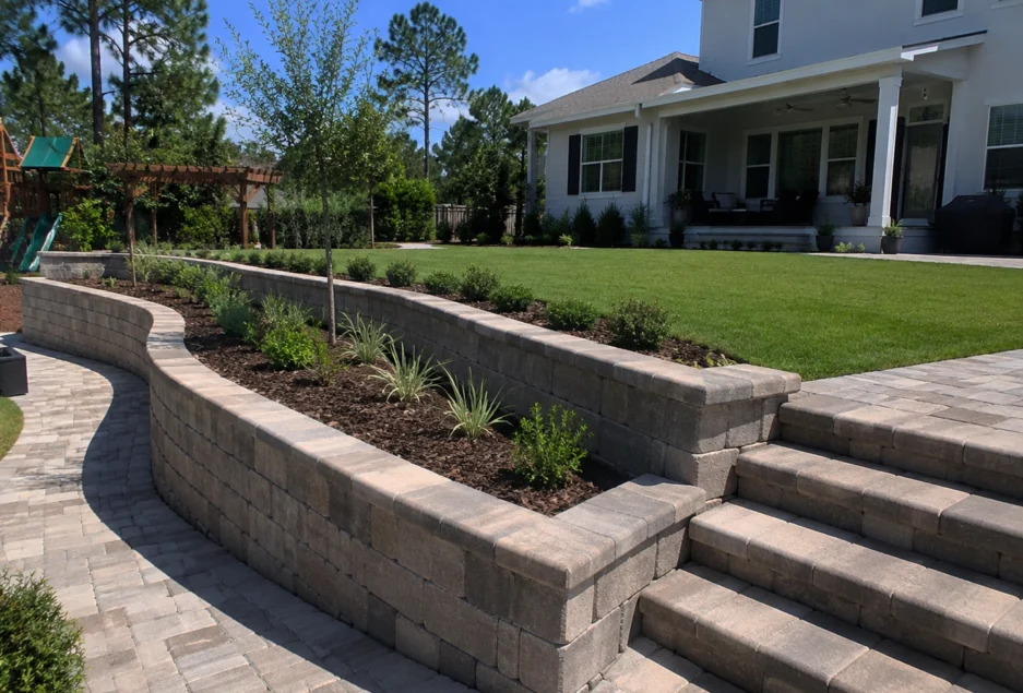 Retaining Wall Pavers 30A Delta Pavers-8 Retaining Wall Pavers 30A Delta Pavers-8
