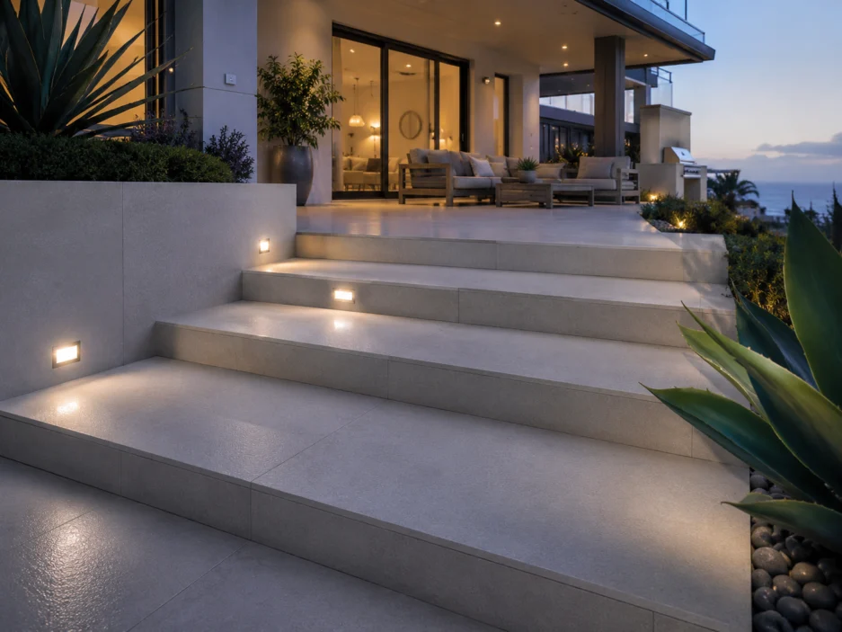 Stairs and Steps Pavers 30A Delta Pavers - Porcelain Pavers