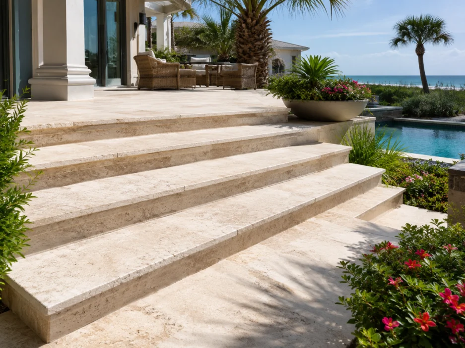 Stairs and Steps Pavers 30A Delta Pavers